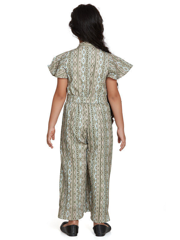 Peppermint Girls Tribal Jumpsuit with Belt 14910 2