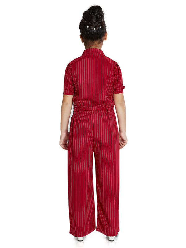 Peppermint Girls Striped Jumpsuit 15088 2
