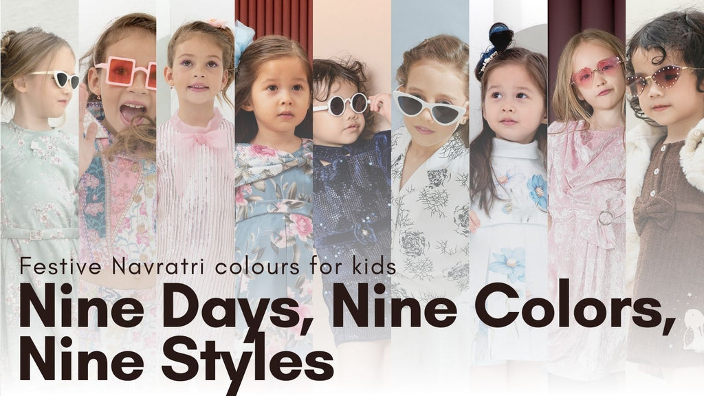 Navratri Special: 9 Colours and 9 Dress Variations for Kids' Girls
