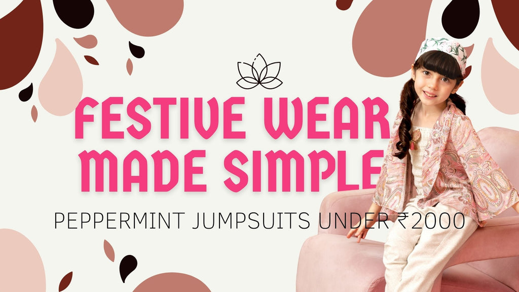 Cute & Stylish Jumpsuit Ideas for Kids This Diwali Under ₹2000
