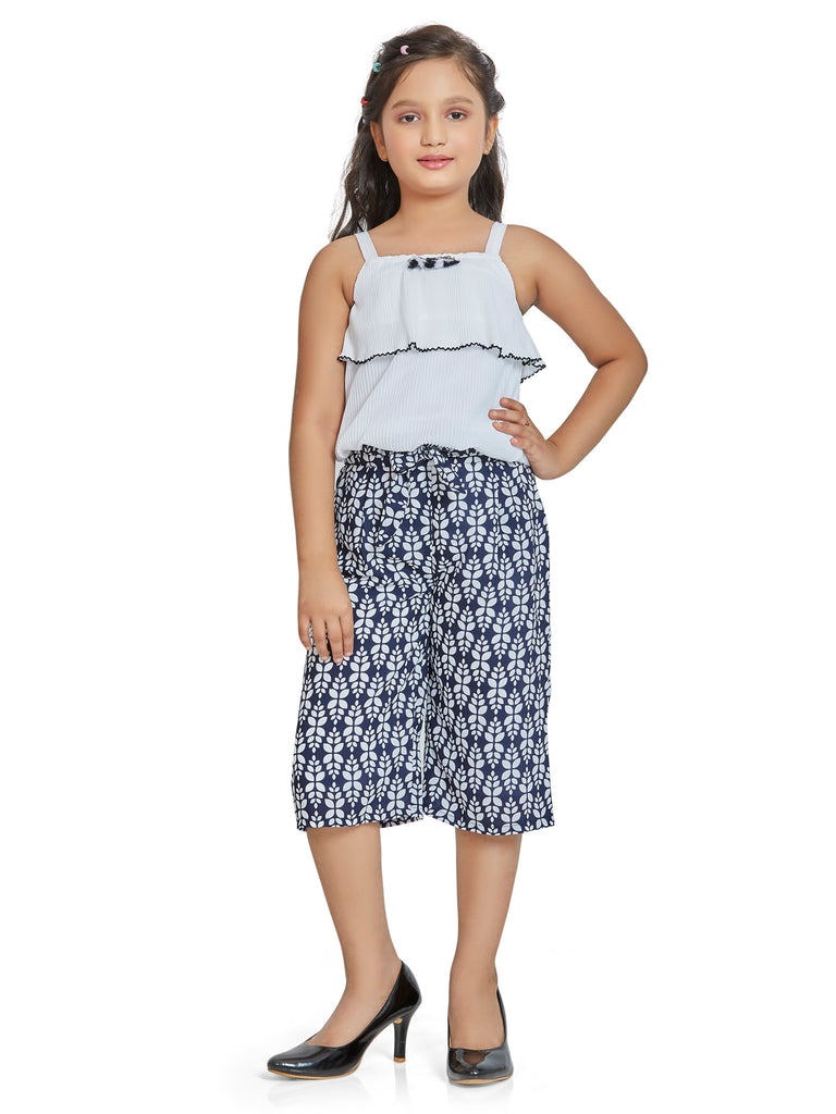 Girls Geometric Culotte with Top 14629