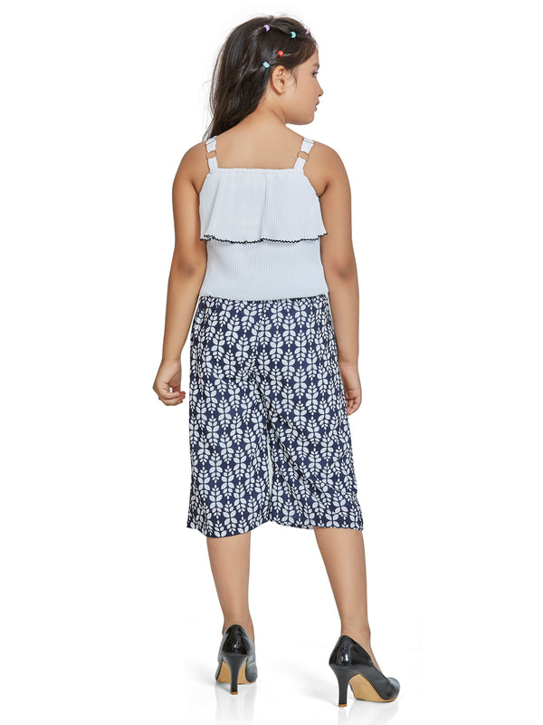 Girls Geometric Culotte with Top 14629