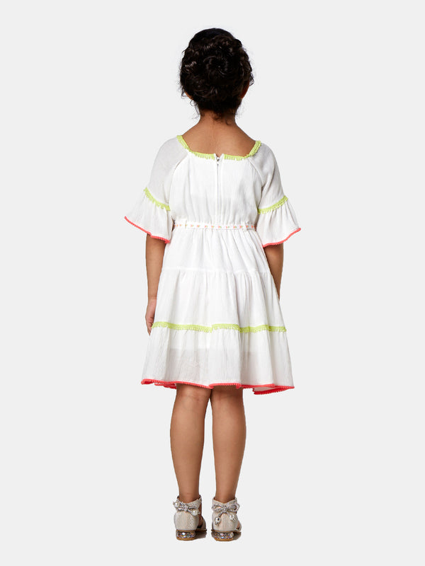 Girls Elegant Dress with Purse 14632