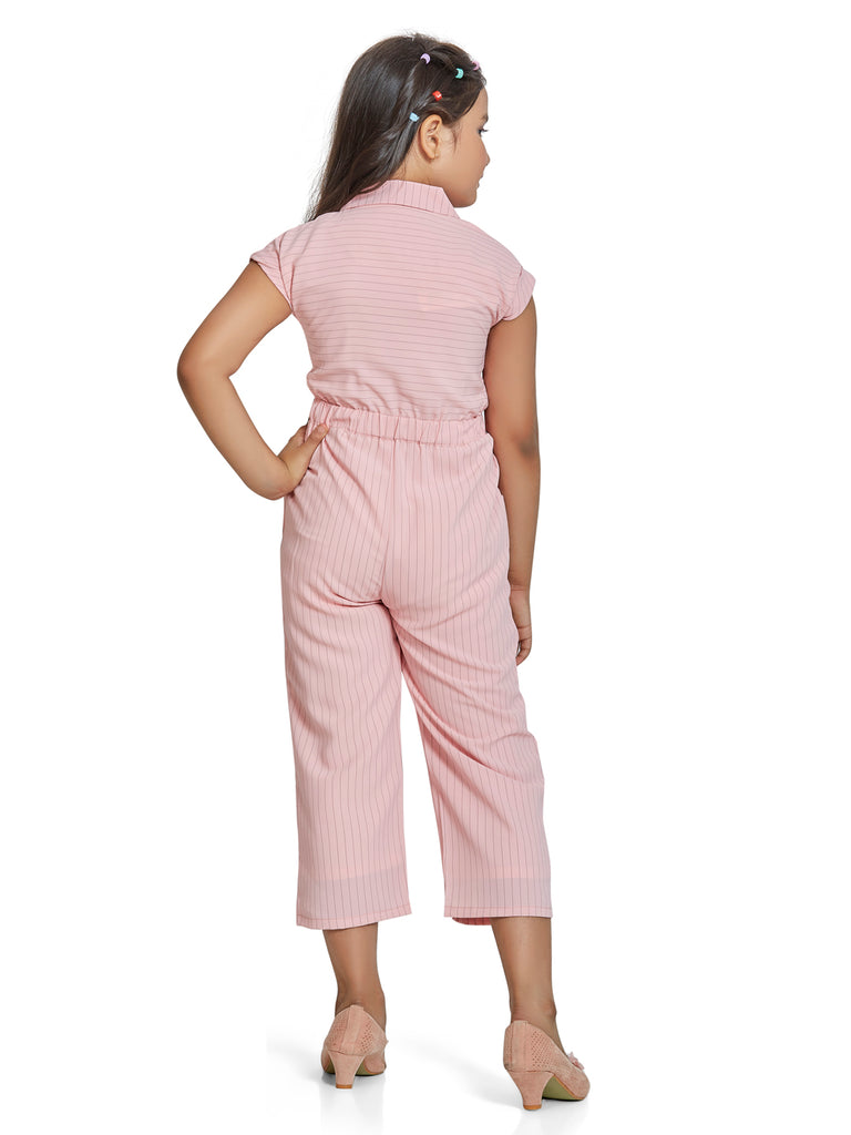 Buy Girls Striped Jumpsuit Peppermint