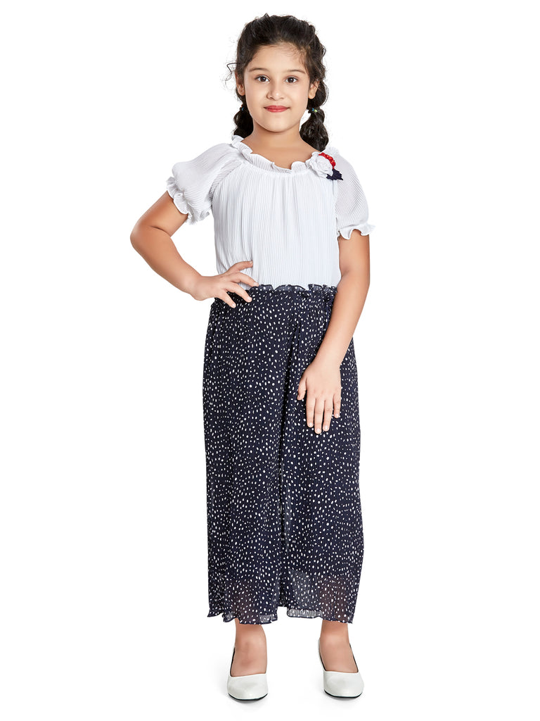 Peppermint Girls Polka Dots Print Jumpsuit 14660 1