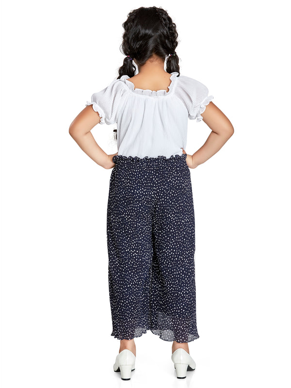 Girls Polka Dots Print Jumpsuit 14660