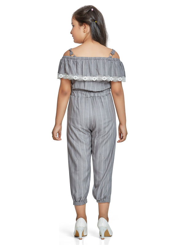Peppermint Girls Striped Jumpsuit 14663 2