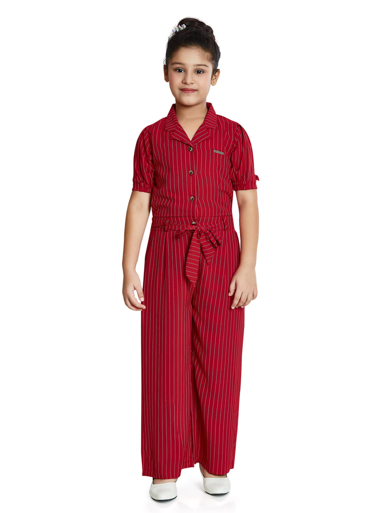 Peppermint Girls Striped Jumpsuit 15088 1
