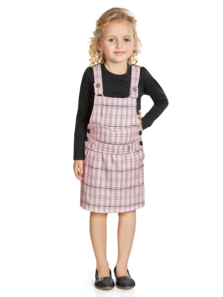 Peppermint Girls Yarn Dyed Dungaree with Top 15211 1