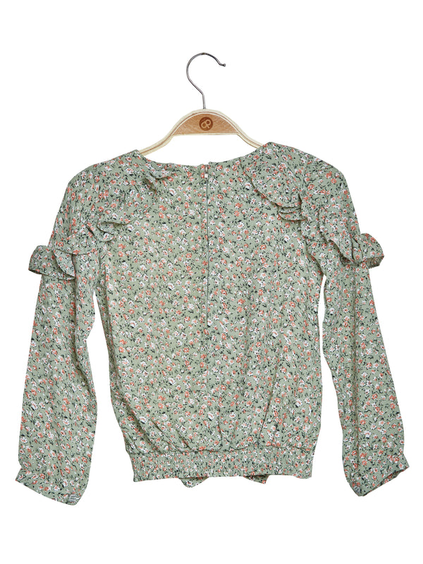 Peppermint Girls Floral Print Top 15255 2