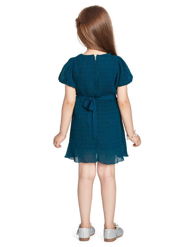 Peppermint Girls Trendy Dress with Belt 15326 2