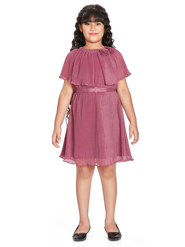 Peppermint Girls Trendy Dress with Belt 15766 1