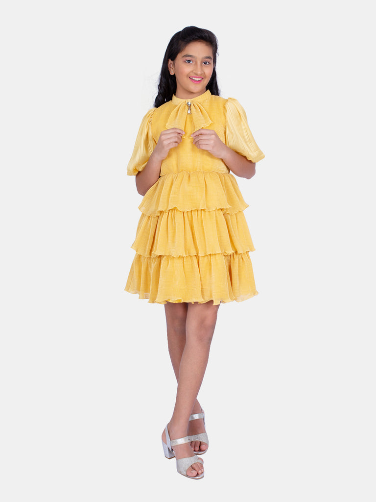Peppermint Girls Textured Dress 16042 1