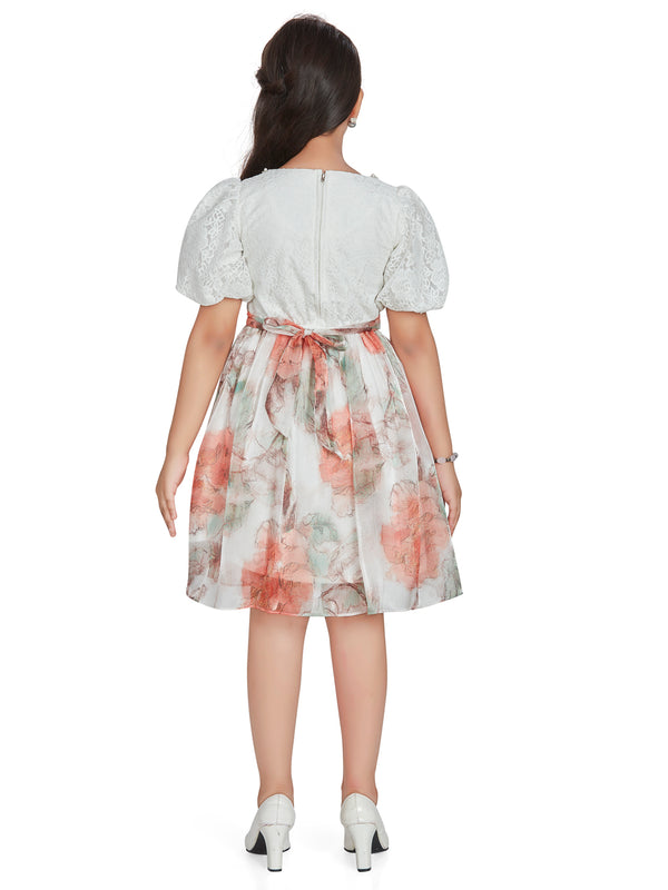 Peppermint Girls Floral Print Dress 16121 2