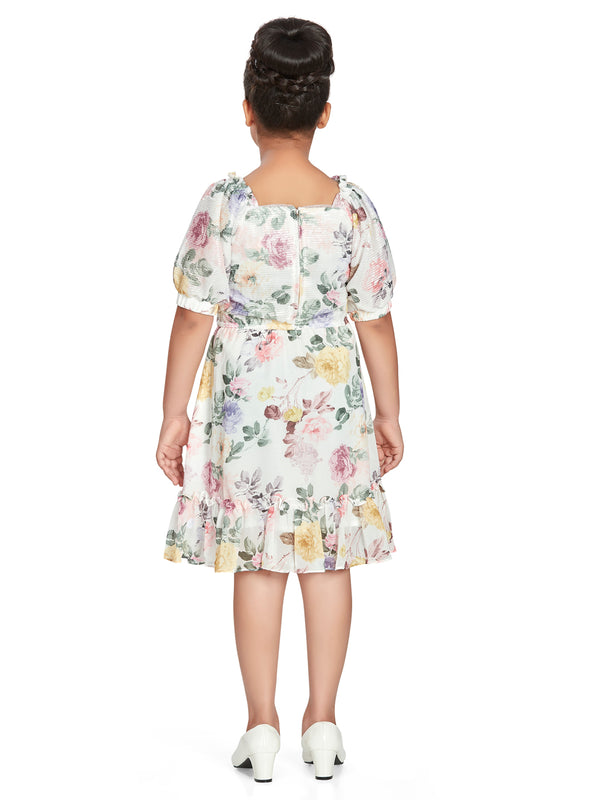 Peppermint Girls Floral Print Dress 16127 2