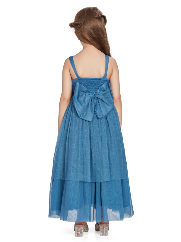 Girls Design Net Gown 16160