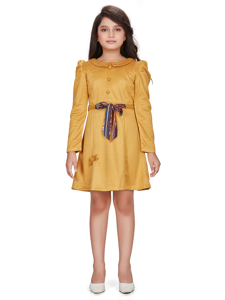 Peppermint Girls Trendy Dress with Belt 16173 1