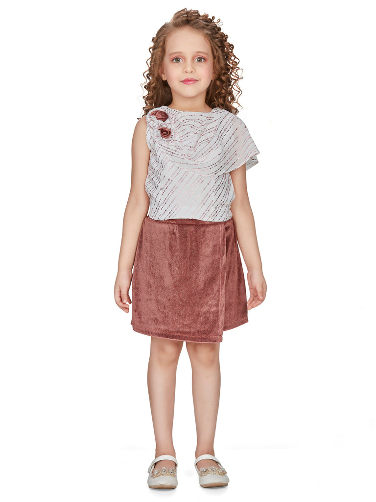 Peppermint Girls Foiled Skirt with Top 16226 1