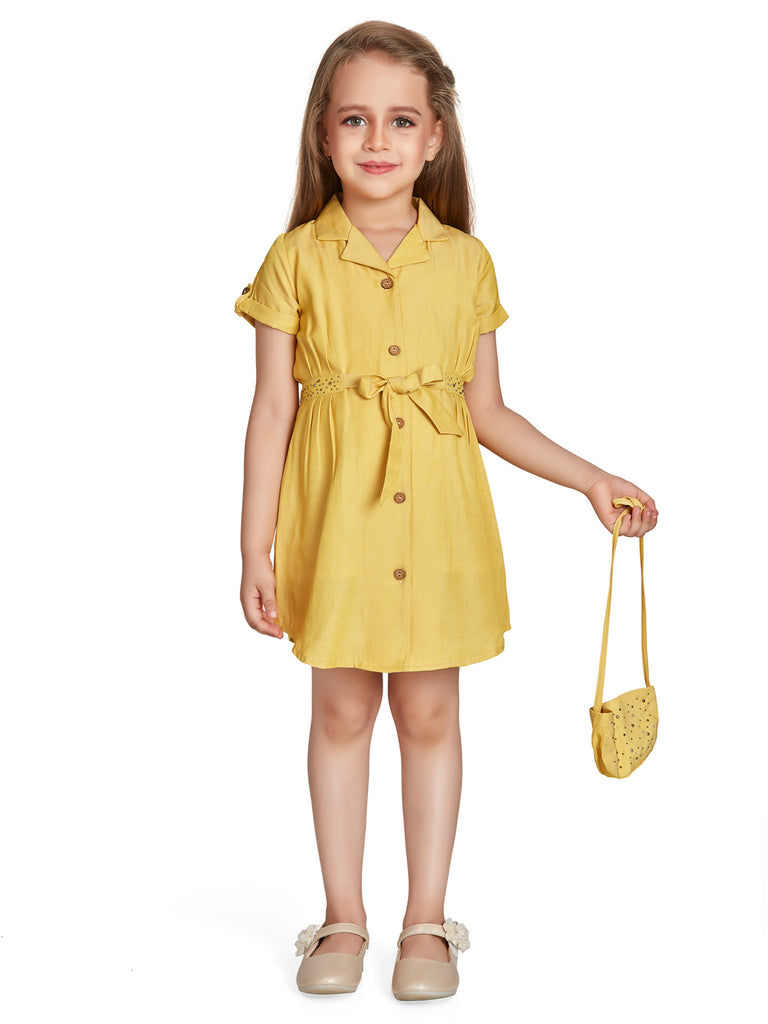 Girls Casual Dress with Purse 18610