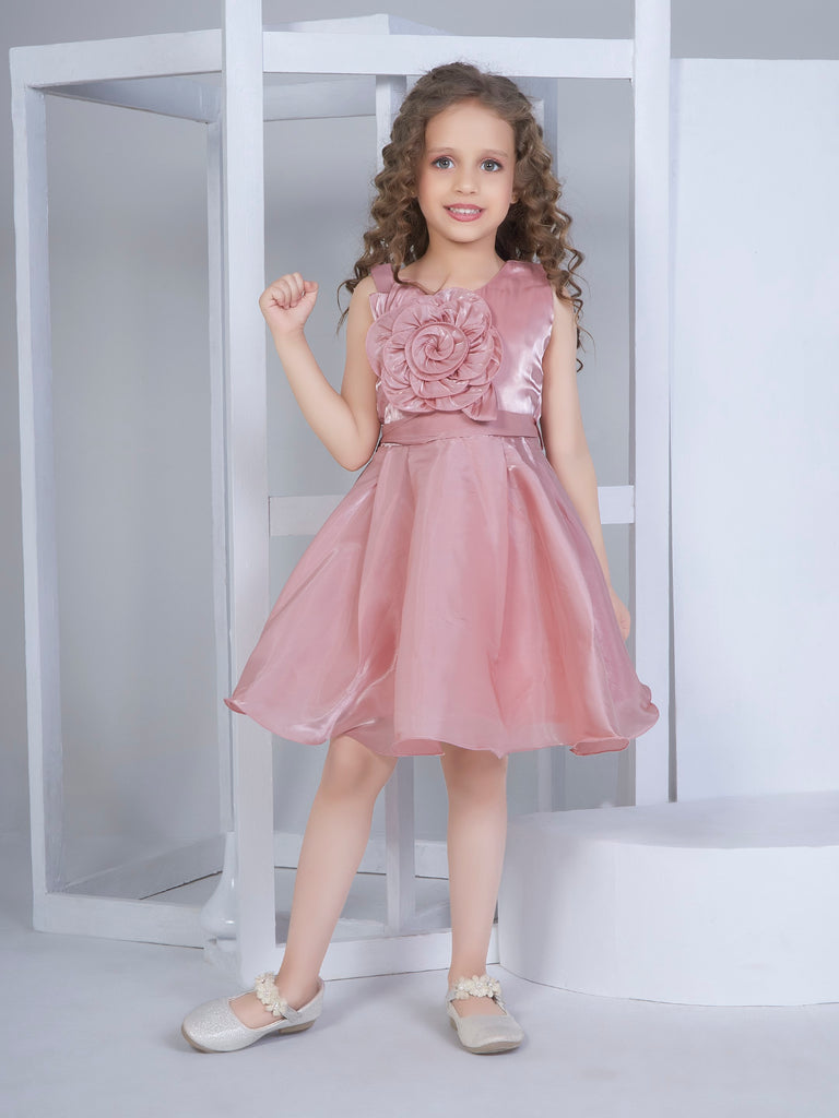 Girls Party Dress with Belt 17063