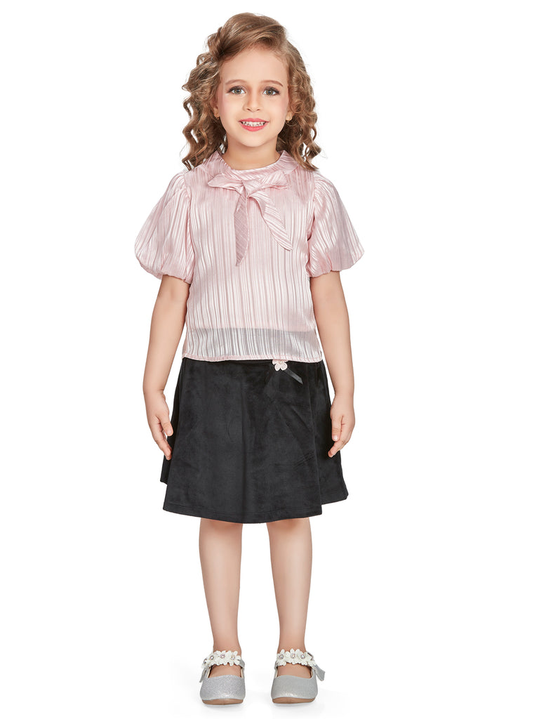 Girls Striped Top with Skirt 18604