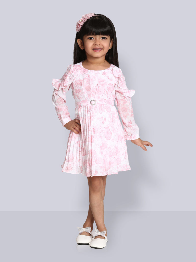 Peppermint Girls Floral Print Dress 15233 1