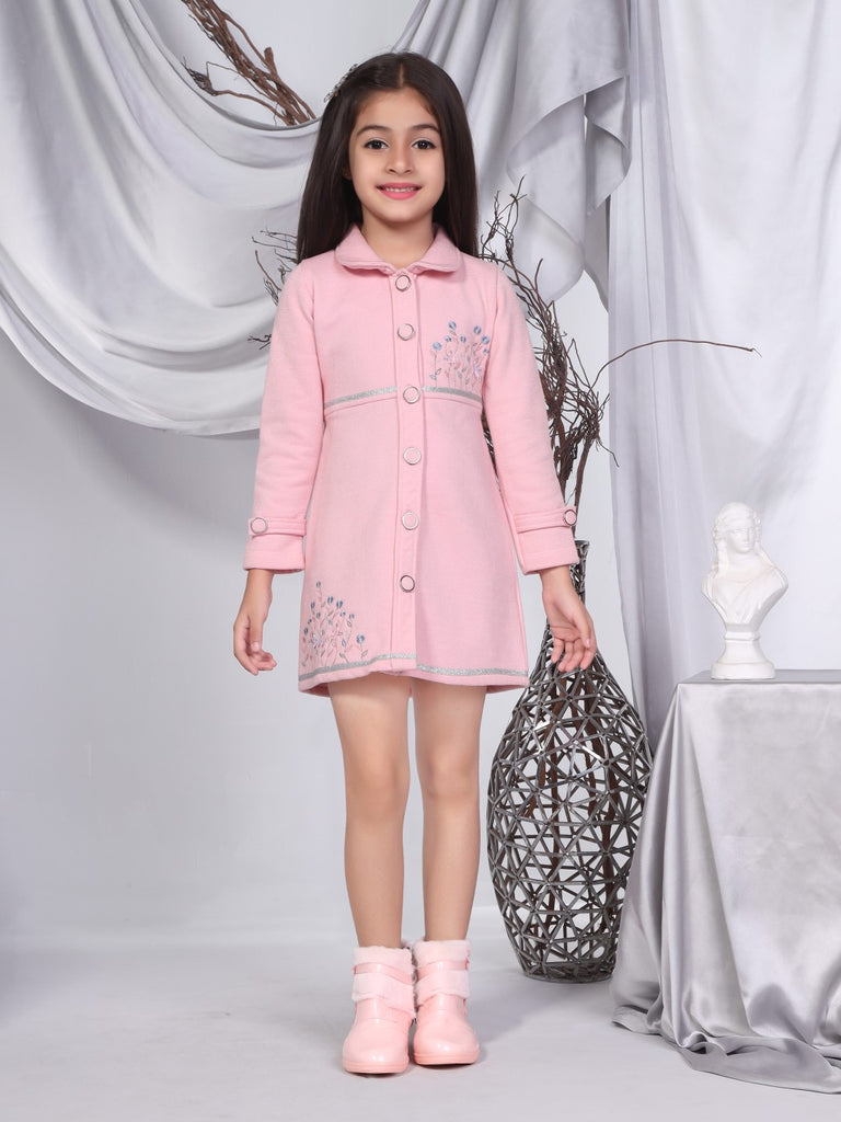 Peppermint Girls Textured Dress with Legging 15315 1