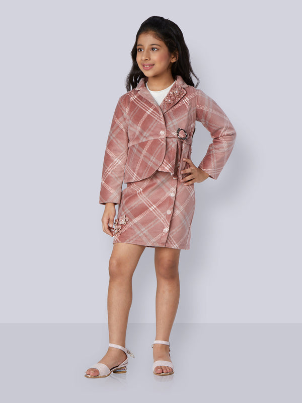 Peppermint Girls Velvet Skirt Top Jacket & Legging 15398 7