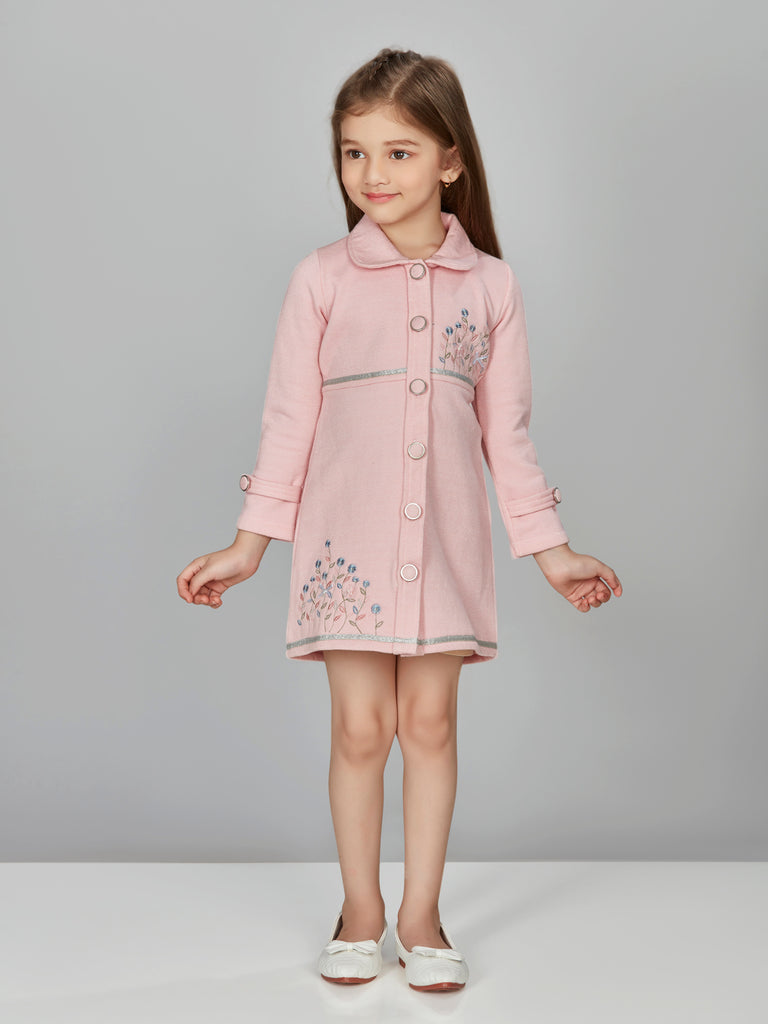 Girls Textured Dress 15926