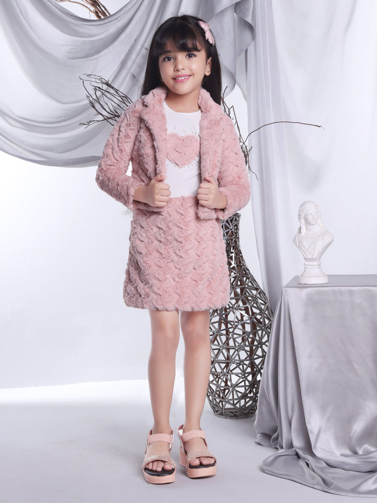 Peppermint Girls Trendy Dress with Jacket 16304 1