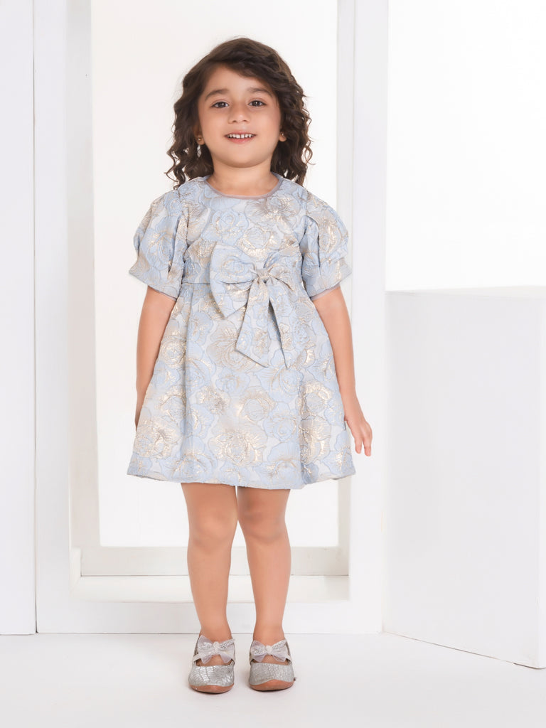 Girls Floral Print Dress 17271