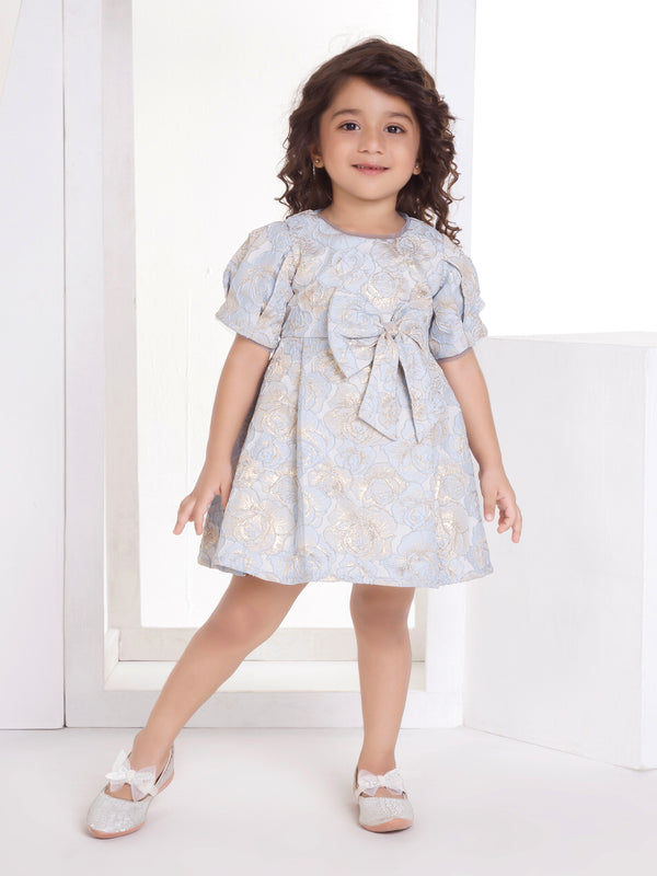 Girls Floral Print Dress 17271