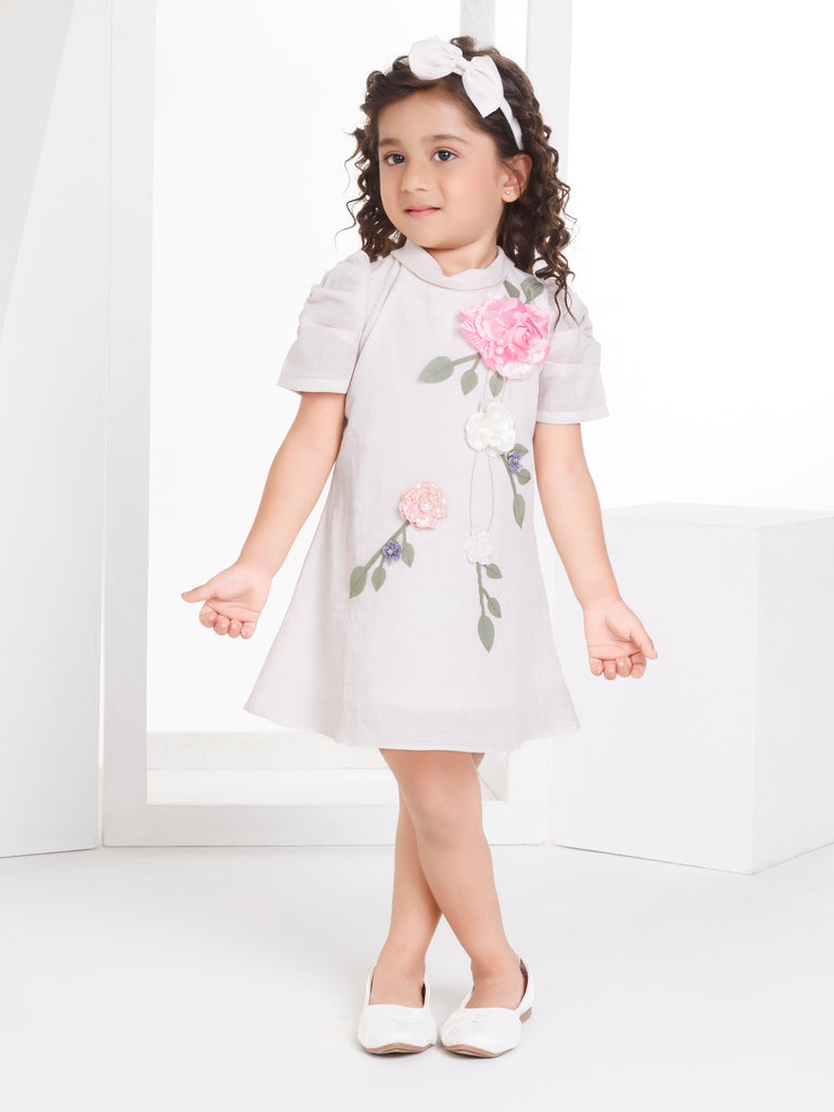 Girls Foiled Dress 17285