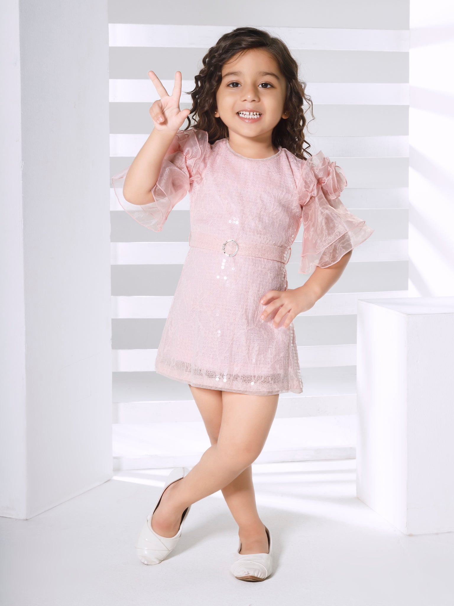 Girls Sequins Dress 17303 | Peppermint