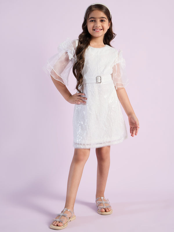 Girls Sequins Dress 17304