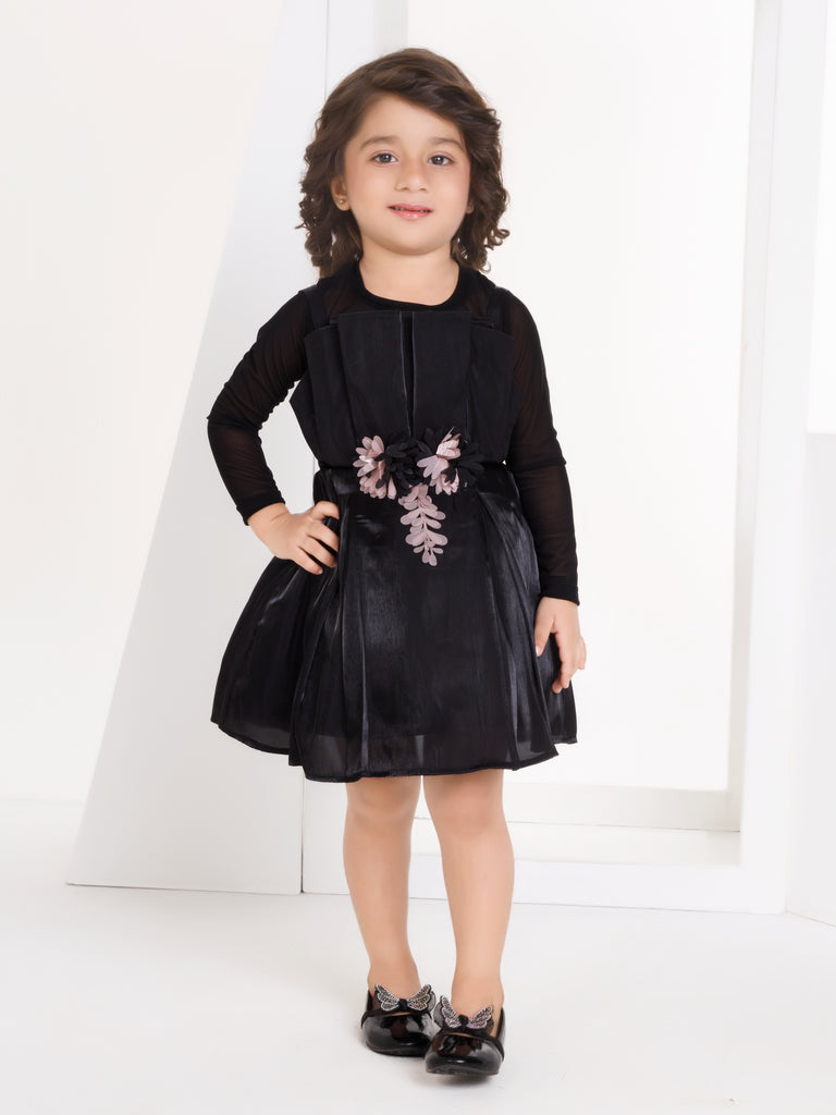 Girls Glitter Dress with Inner 17316