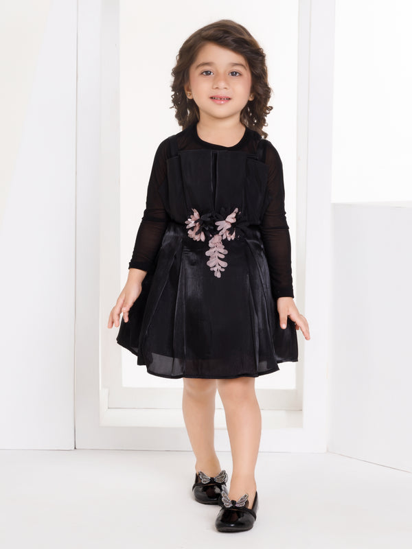 Girls Glitter Dress with Inner 17316