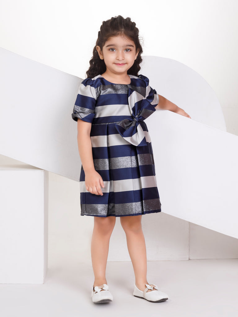 Girls Jaquard Dress 17329