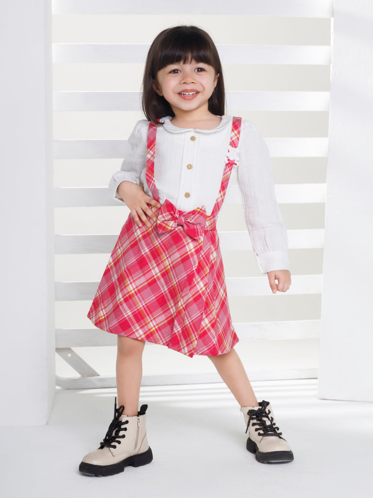 Girls Checkered Dress 17341