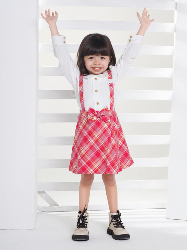 Girls Checkered Dress 17341