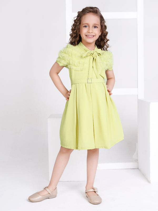 Girls Textured Dress 17364