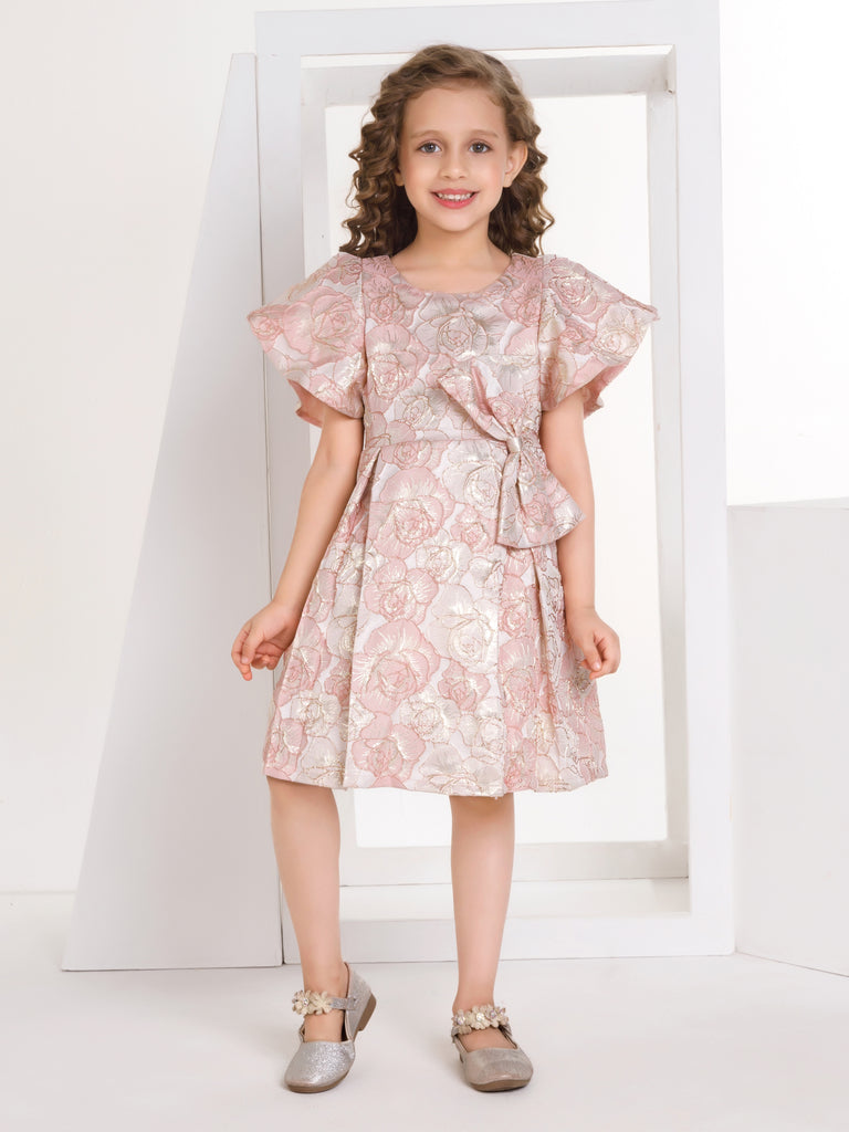 Girls Jaquard Dress 17374