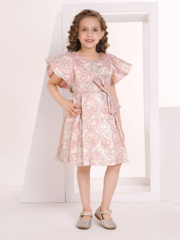 Girls Jaquard Dress 17374