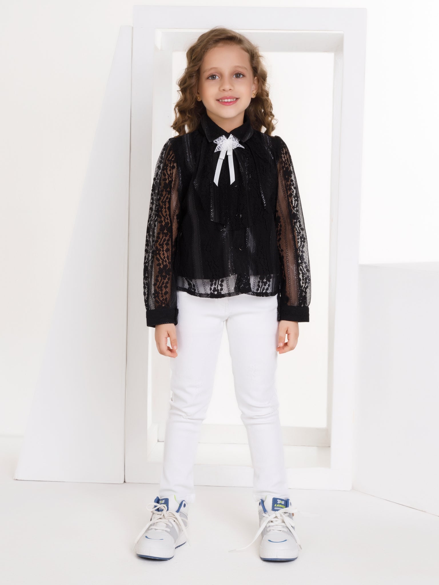 Girls Design Net Top 18381 | Peppermint