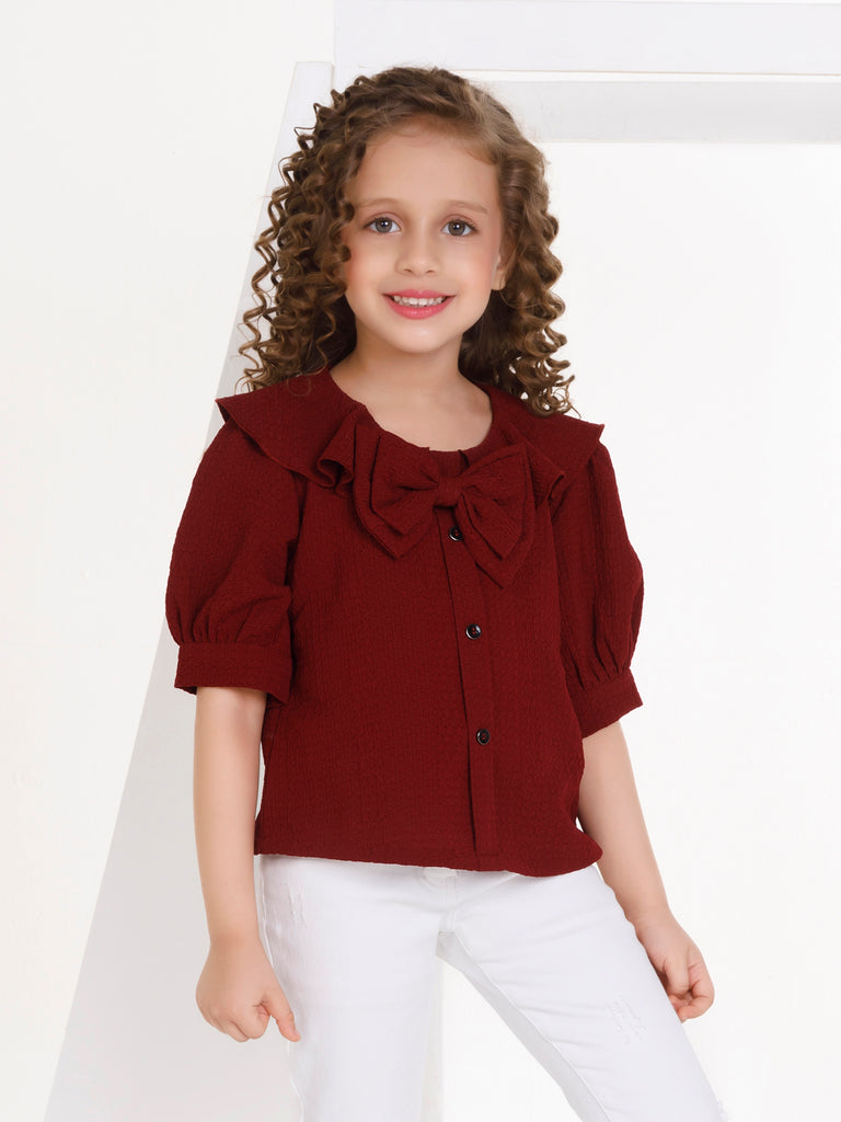 Girls Textured Top 18399