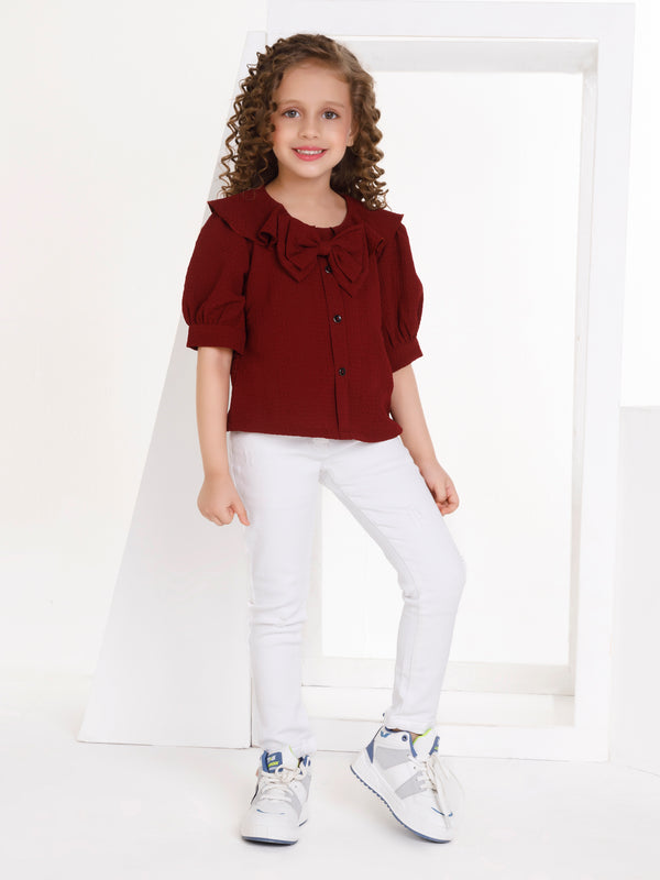 Girls Textured Top 18399