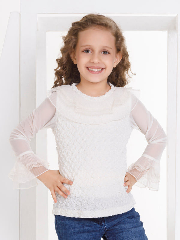 Girls Textured Top 18401