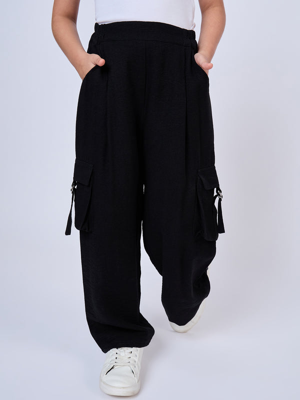 Girls Textured Pant 18467