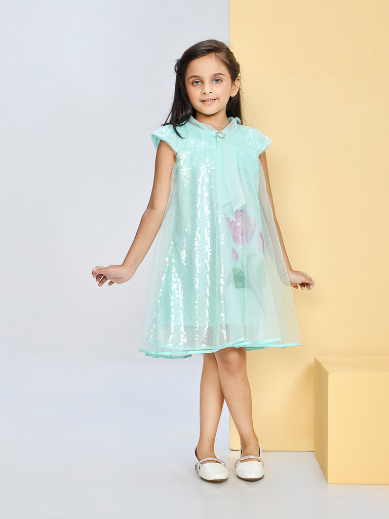 Girls Sequins Dress 19659