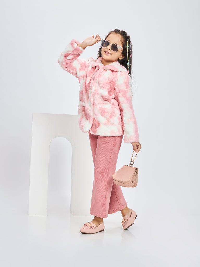 Girls Velvet Pant & Coat 19679